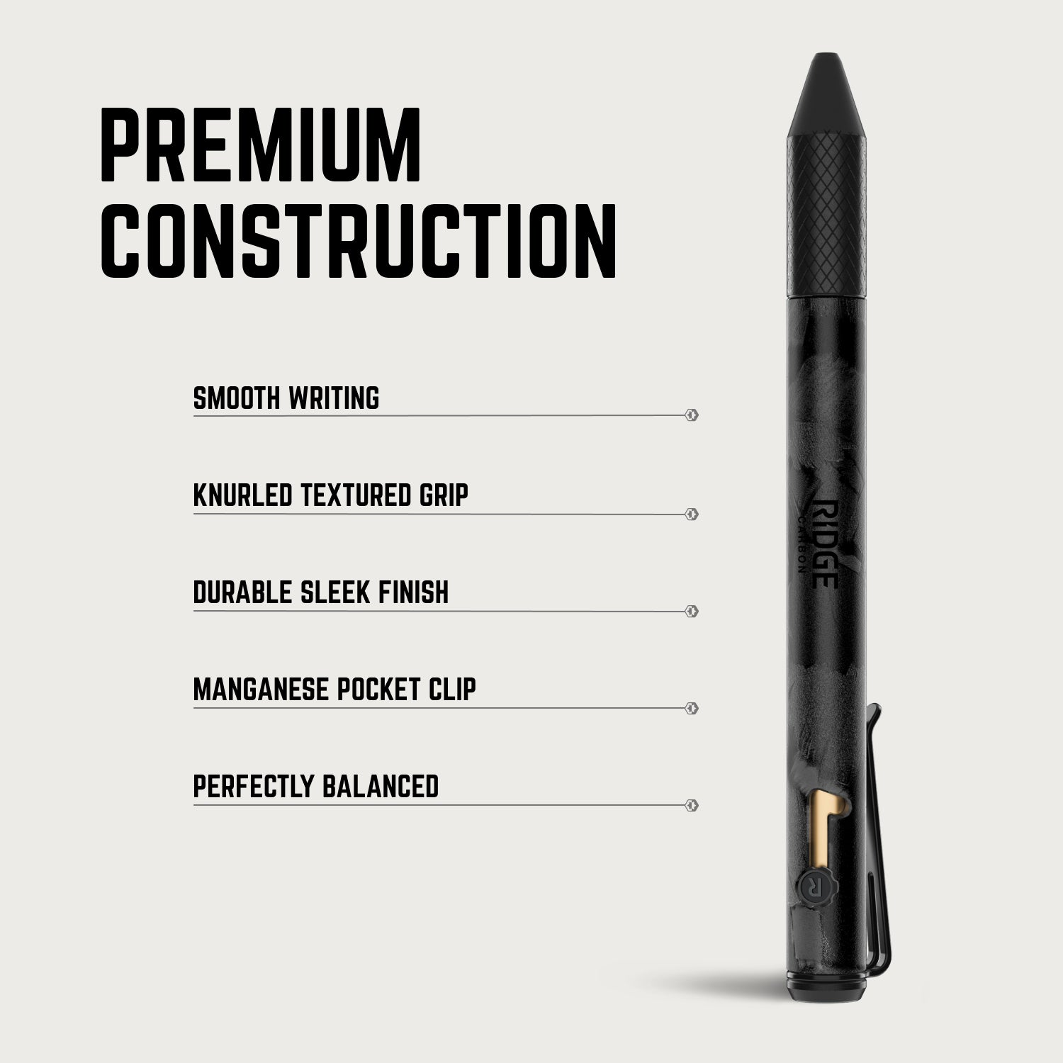 Ridge Bolt Action Pen - Alpine Navy